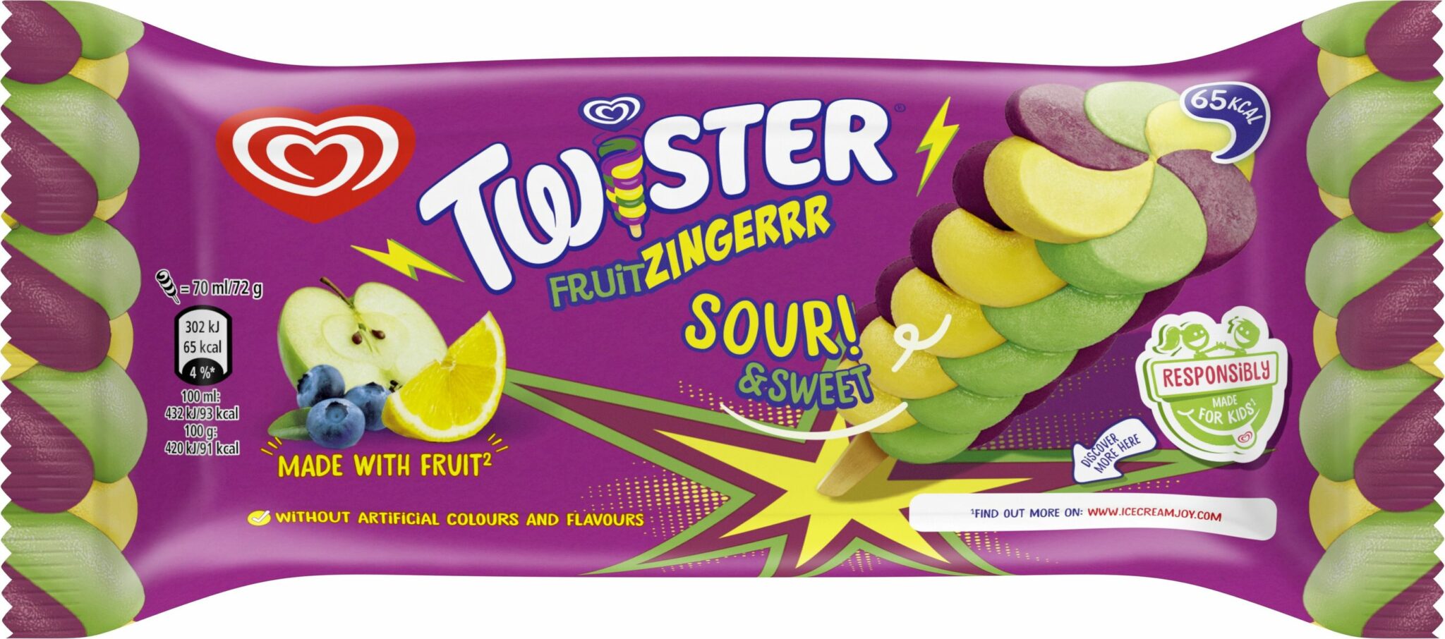 Twister Zinger Sour Consort Frozen Foods