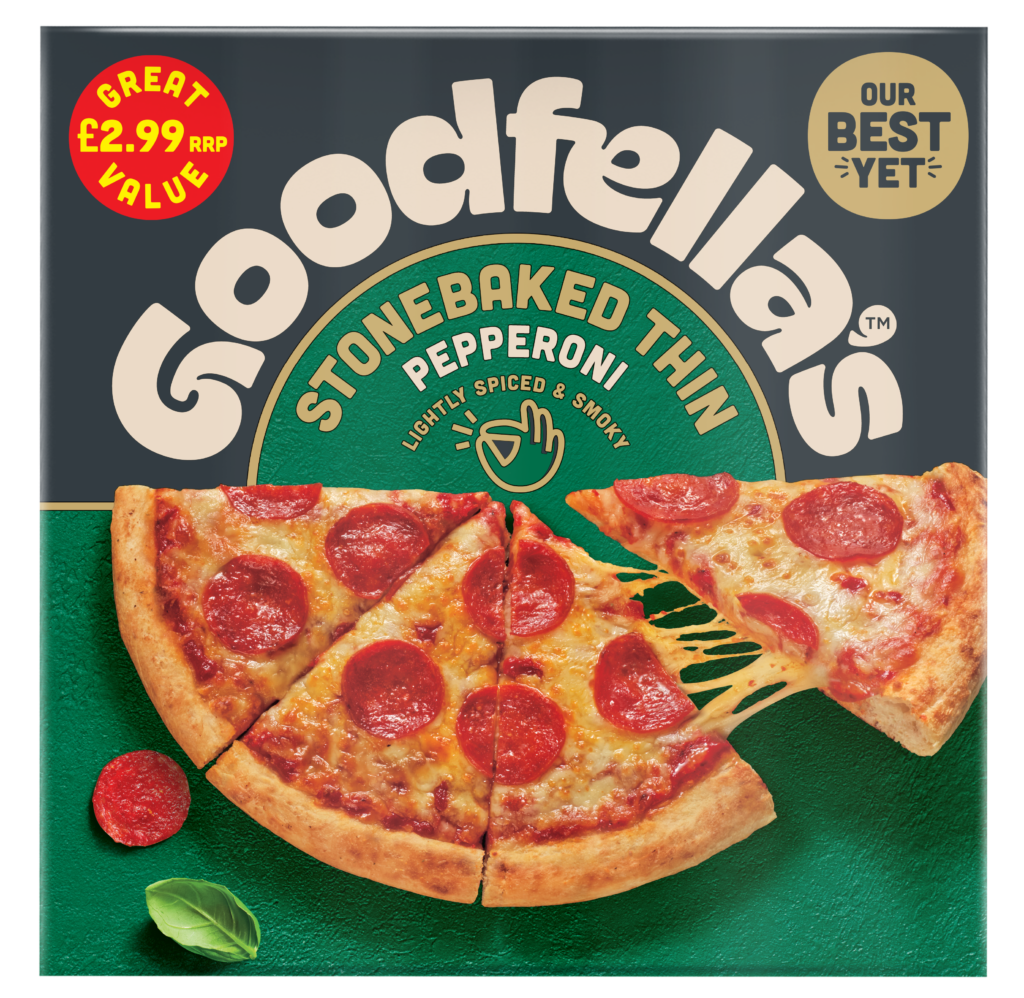 89745 PM 2.99 Goodfellas Stonebaked Thin Pepperoni Pizza