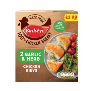 Consort Frozen Foods Ltd PM £2.99 Birds Eye Garlic & Herb Chicken Kiev