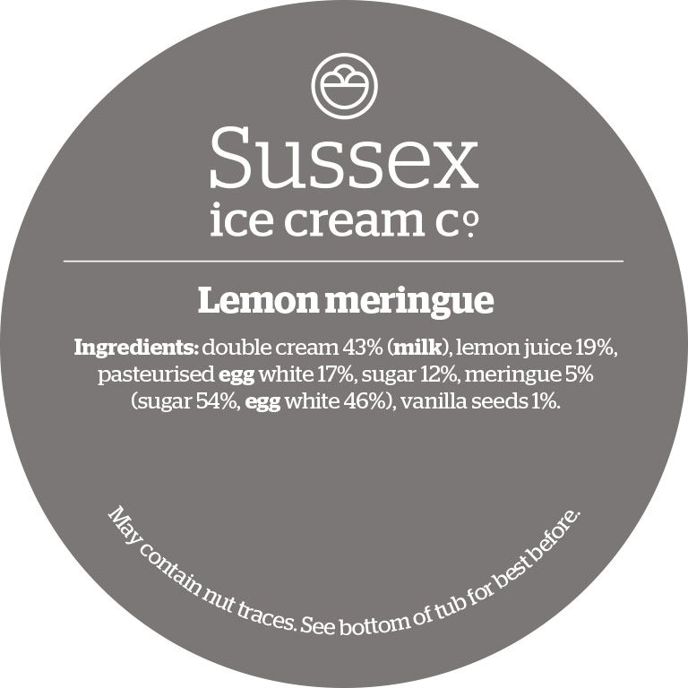 Consort Frozen Foods Ltd 4.5ltr Sussex Lemon Meringue