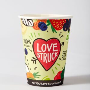 Consort Frozen Foods Ltd Love Struck 12oz Paper Cup