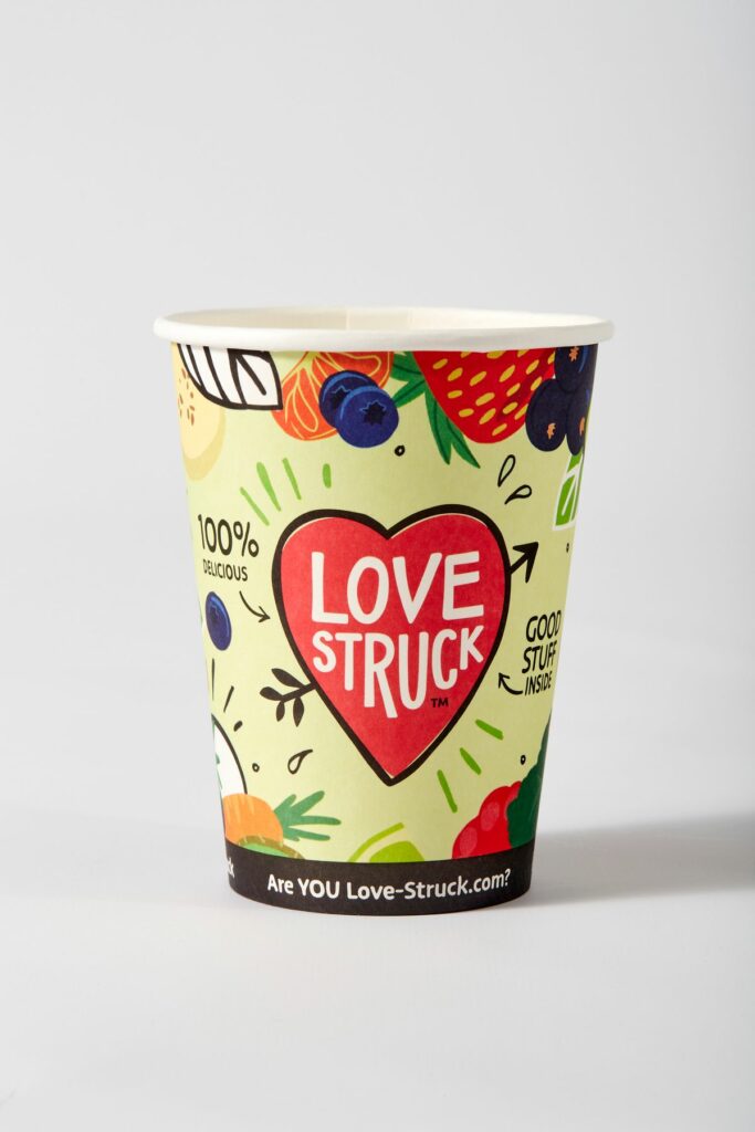 Consort Frozen Foods Ltd Love Struck 12oz Paper Cup