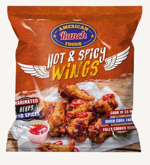 Consort Frozen Foods Ltd American Ranch Hot & Spicy Chicken Wings