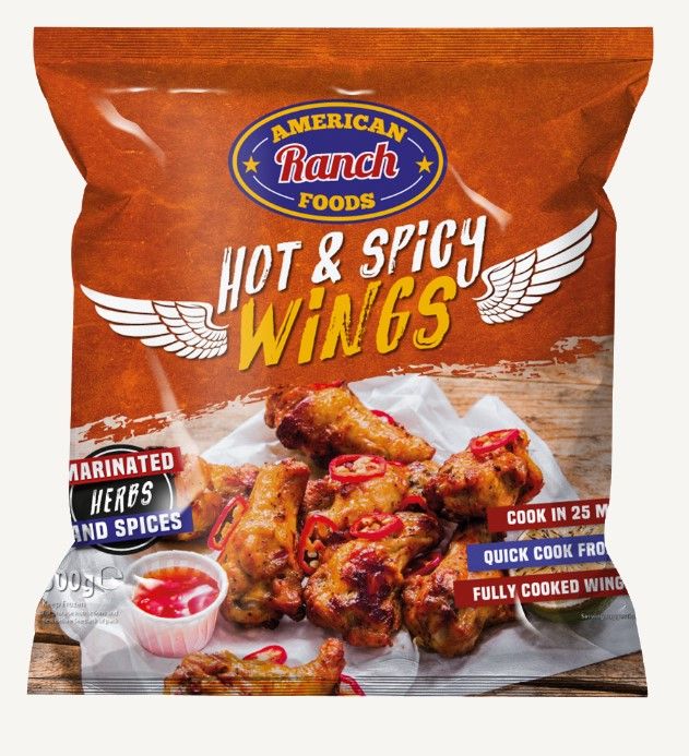 Consort Frozen Foods Ltd American Ranch Hot & Spicy Chicken Wings