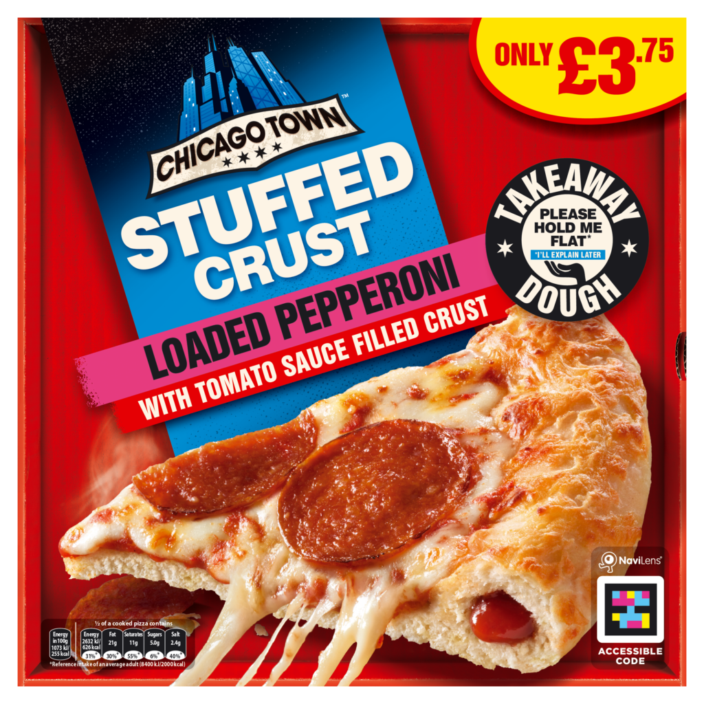 94889 PM 3.75 Chicago Town Stuffed Crust Takeaway Double Pepperoni Pizza