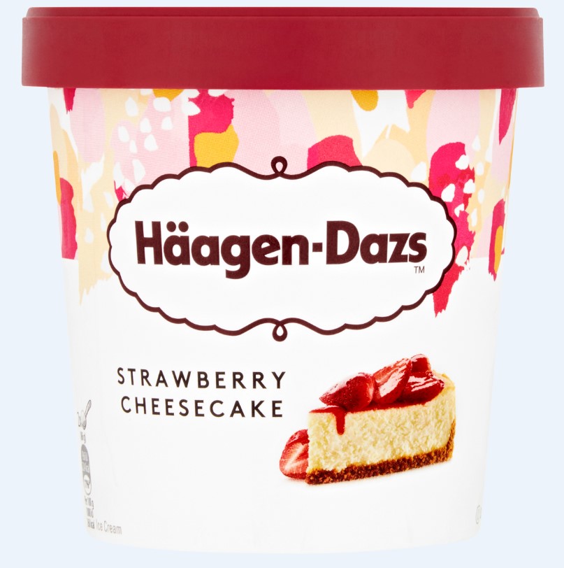 Consort Frozen Foods Ltd Häagen-Dazs Strawberry Cheesecake