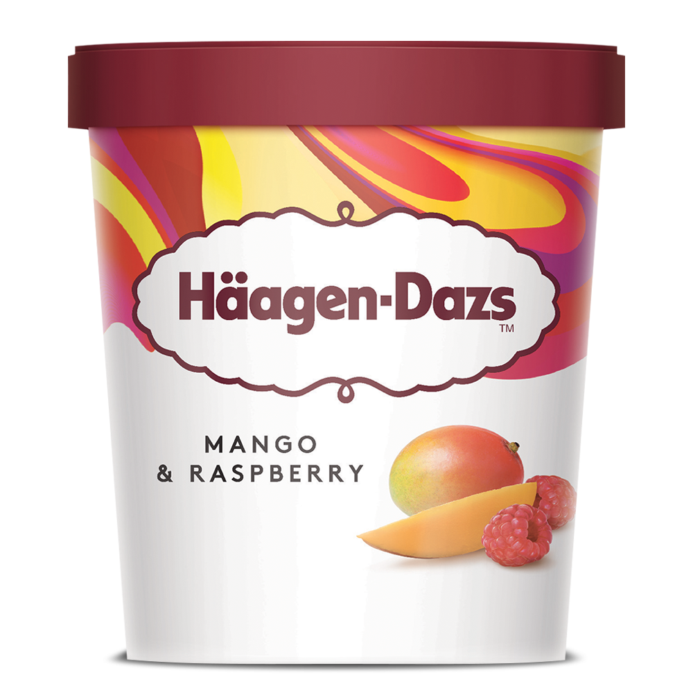 Häagen Dazs Mango & Raspberry