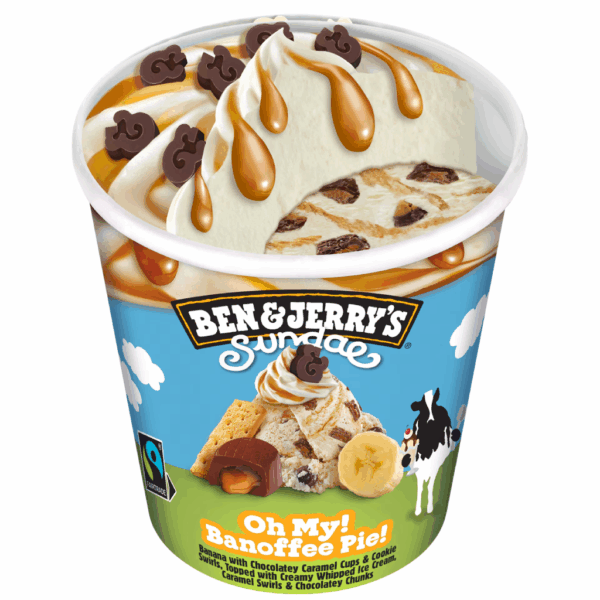 BEN & JERRY'S Sundae Oh My! Banoffee Pie!