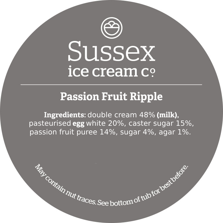 4.5lt Sussex Passion Fruit Ripple