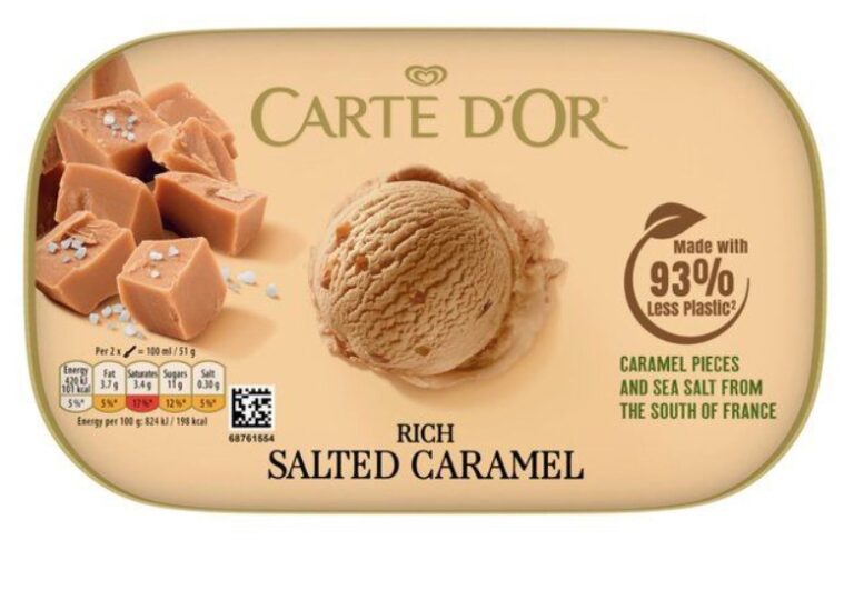 Carte D'or Salted Caramel Consort Frozen Foods