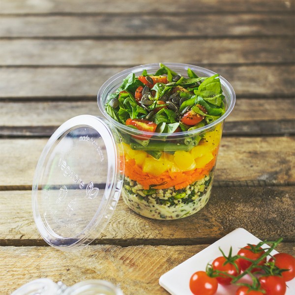 Vegware PLA Round Deli Lid 8-32oz - Image 3