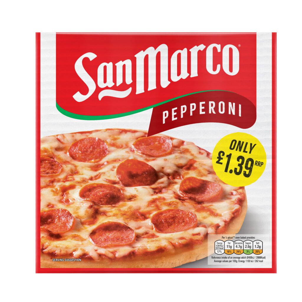 Consort Frozen Foods Ltd San Marco Pepperoni Pizza