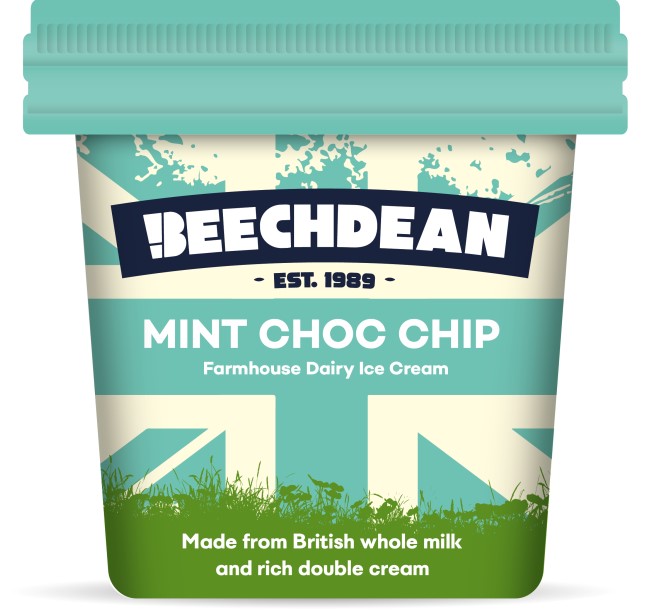 Consort Frozen Foods Ltd Beechdean ECO Mint Chocolate Chip Cup