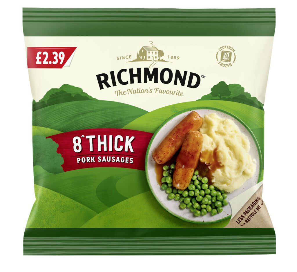 Consort Frozen Foods Ltd Richmond Sausages PM £2.39