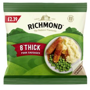 Consort Frozen Foods Ltd Richmond Sausages PM £2.39