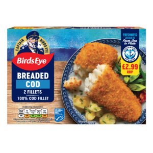 Consort Frozen Foods Ltd Birds Eye Breaded Cod Fillets PM £2.99