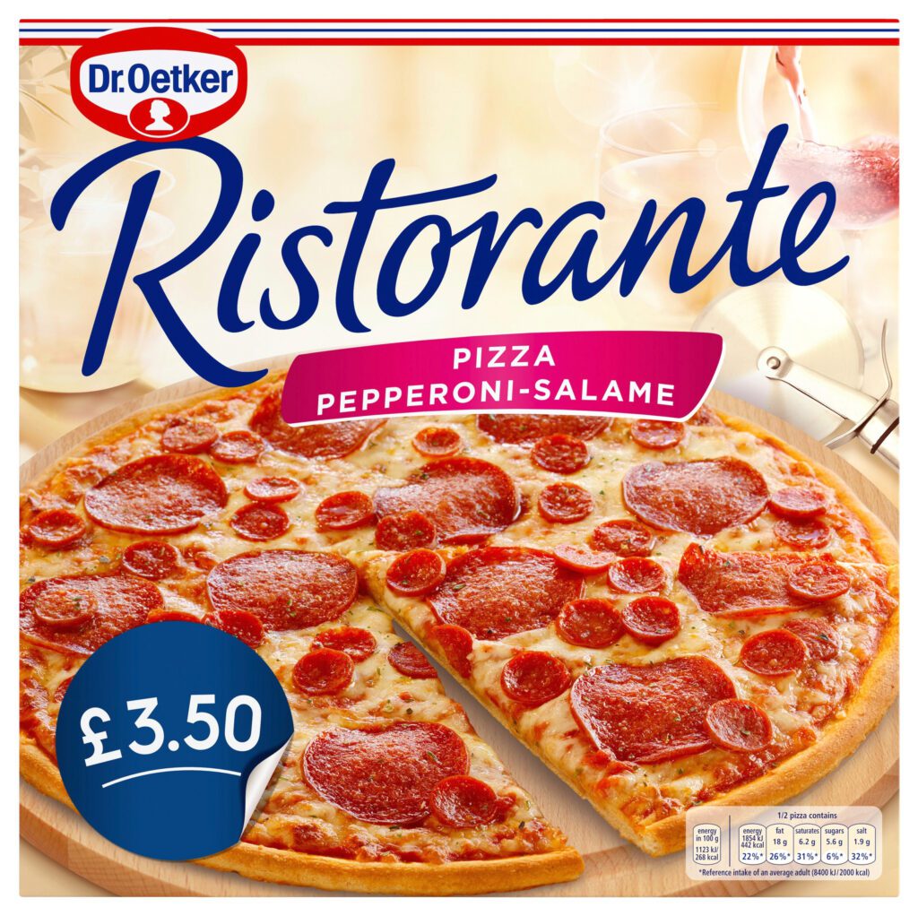 Consort Frozen Foods Ltd PM £3.50 Ristorante Pepperoni Pizza