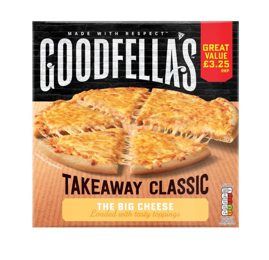 Consort Frozen Foods Ltd PM £3.25 Goodfellas Takeaway Cheese Pizza