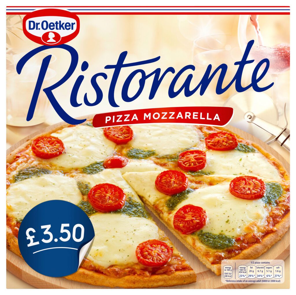 Consort Frozen Foods Ltd PM £3.50 Ristorante Mozzarella Pizza