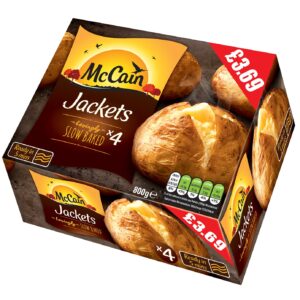 Consort Frozen Foods Ltd McCain 4 Jacket Potatoes