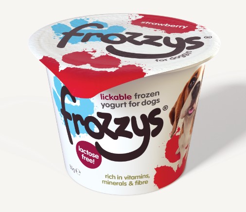 Consort Frozen Foods Ltd Frozzy's Strawberry DOG Yoghurt Cups