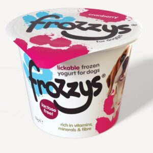 Consort Frozen Foods Ltd Frozzy's Cranberry DOG Yoghurt Cups