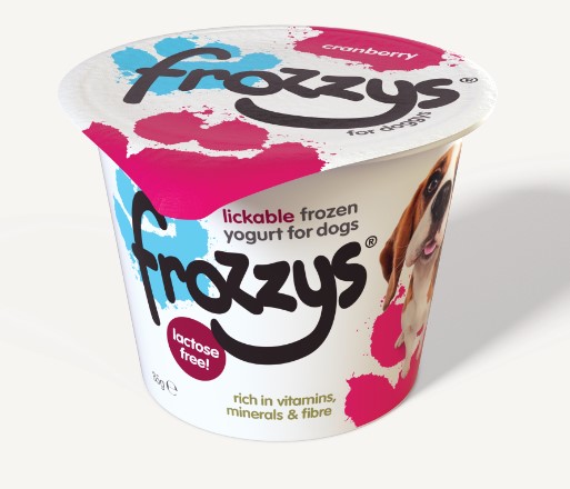 Consort Frozen Foods Ltd Frozzy's Cranberry DOG Yoghurt Cups