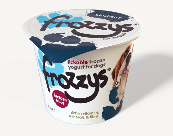 Consort Frozen Foods Ltd Frozzy's Blueberry DOG Yoghurt Cups