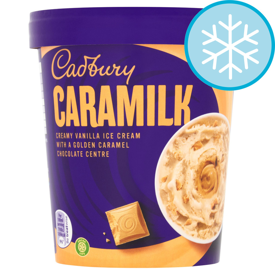 Cadburys Caramilk TUB Consort Frozen Foods