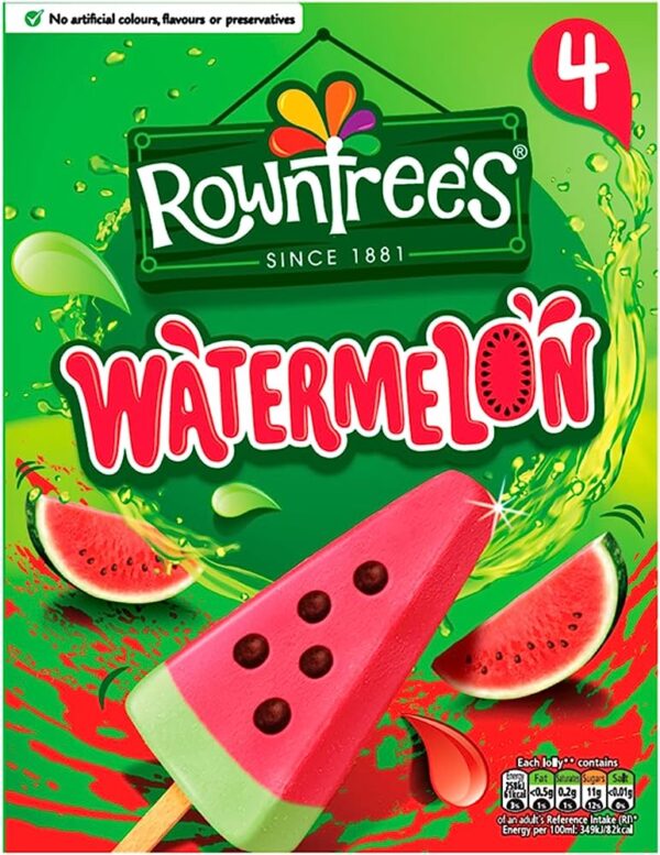 Consort Frozen Foods Ltd Rowntree's Watermelon Multipack