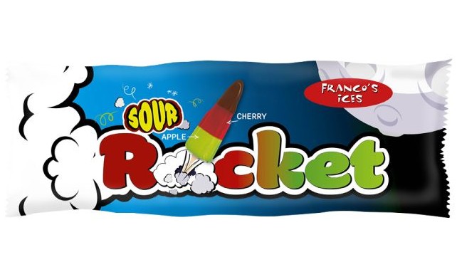 45198 Franco's Sour Rocket Lolly