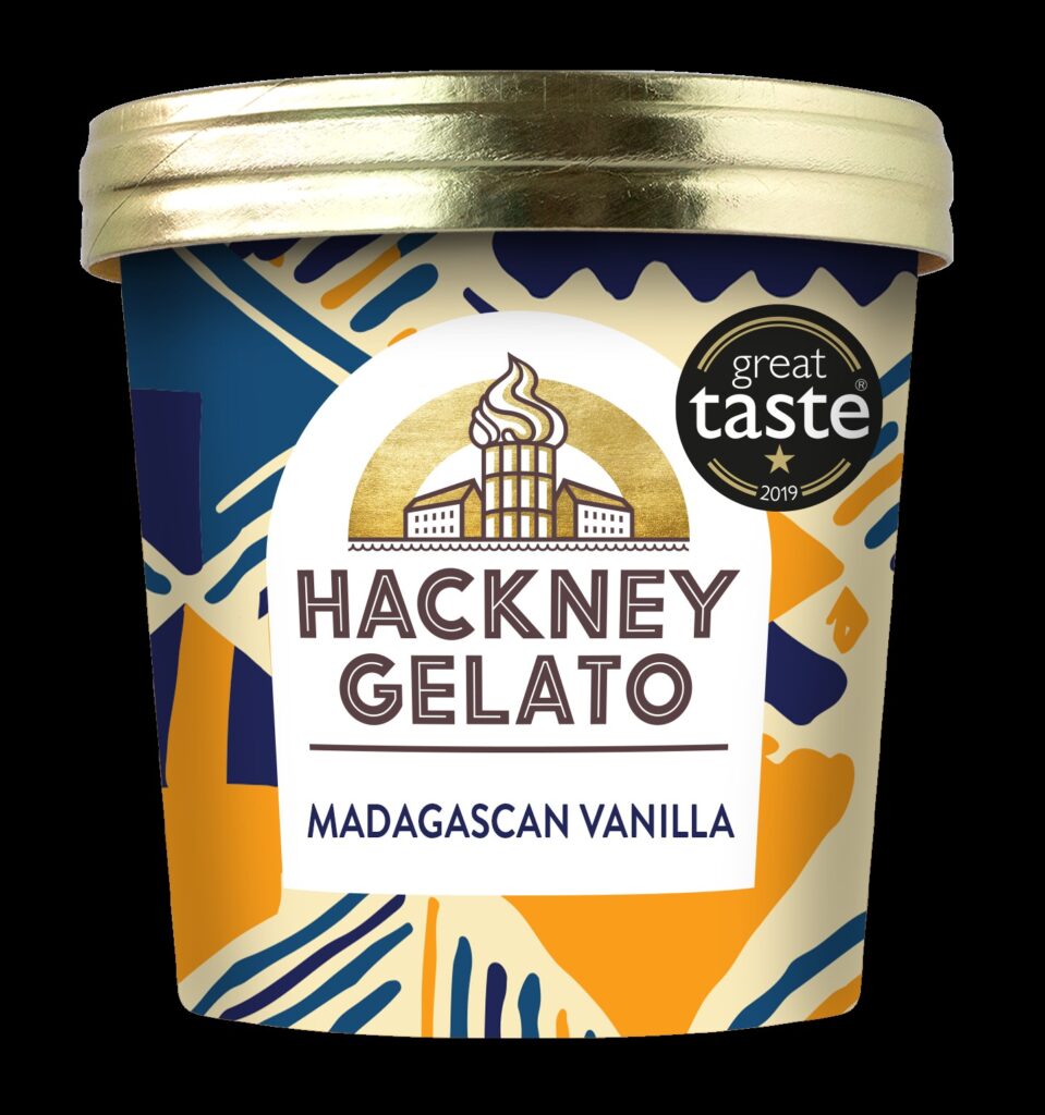 Consort Frozen Foods Ltd Hackney Gelato Madagascan Vanilla Cup