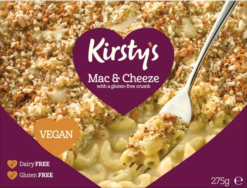 Consort Frozen Foods Ltd Kirsty's Vegan Mac & Cheeze