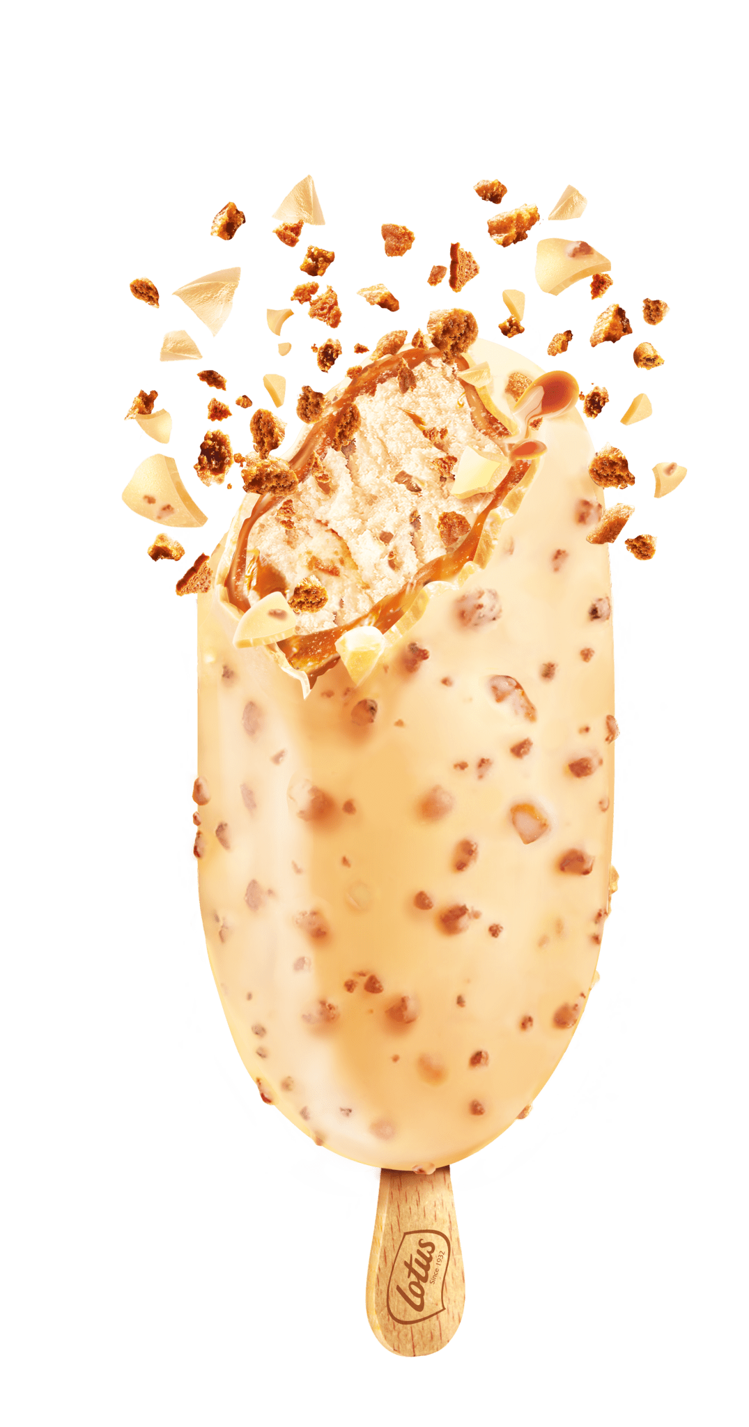 Lotus Biscoff White Chocolate Stick Consort Frozen Foods