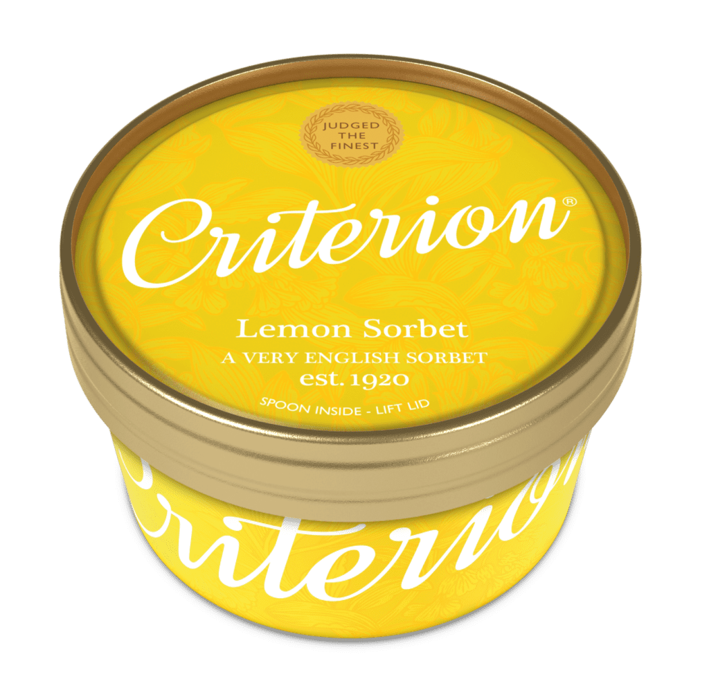 Consort Frozen Foods Ltd Criterion Lemon Sorbet Cup