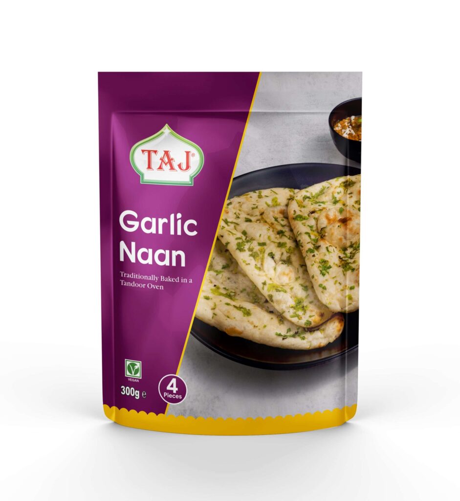 Consort Frozen Foods Ltd Taj Garlic & Coriander Naan Bread