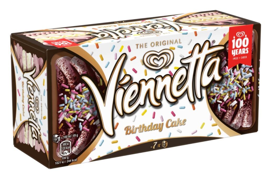 Consort Frozen Foods Ltd Viennetta Birthday Cake
