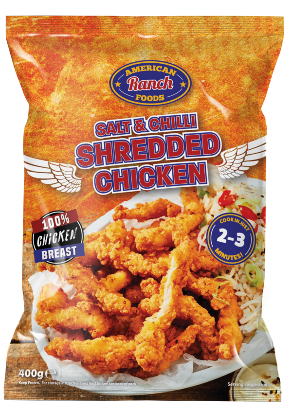 Consort Frozen Foods Ltd American Ranch Salt & Chilli Shredded Chicken
