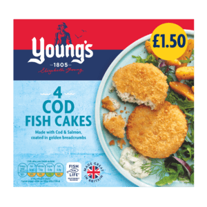 Consort Frozen Foods Ltd Youngs 4 Cod Fish Cakes