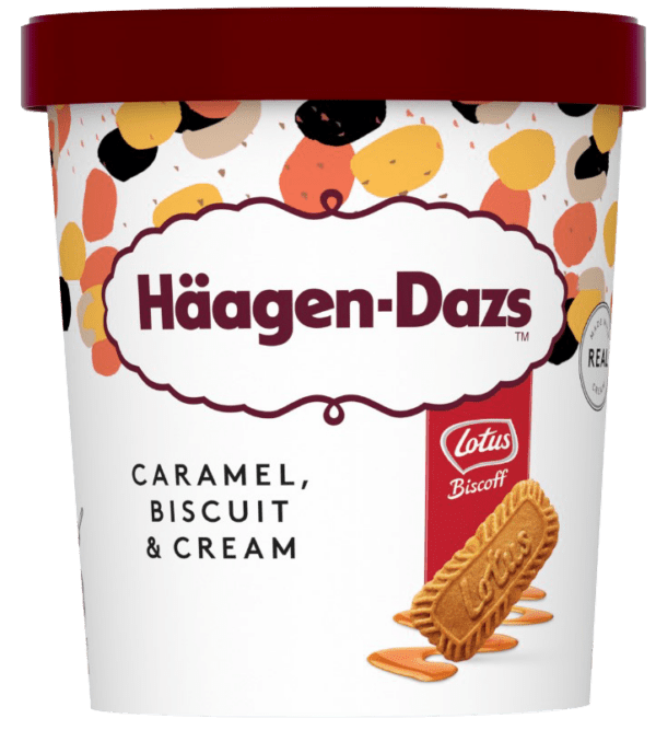 Consort Frozen Foods Ltd Häagen-Dazs Biscoff Caramel Biscuit & Cream