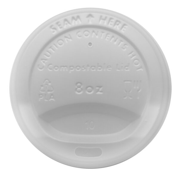 Consort Frozen Foods Ltd Edenware 8oz Hot Cup Lid UNIT Edenware 8oz Hot Cup Lid CASE