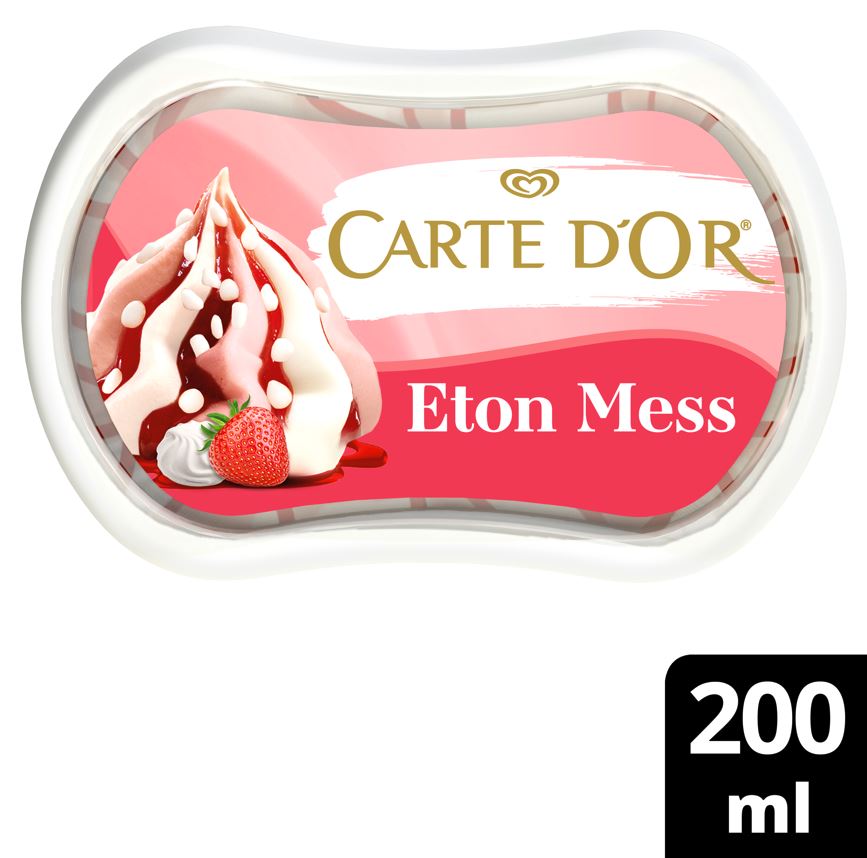 Consort Frozen Foods Ltd Carte D'or Strawberry Meringue Eton Mess Mini Tub