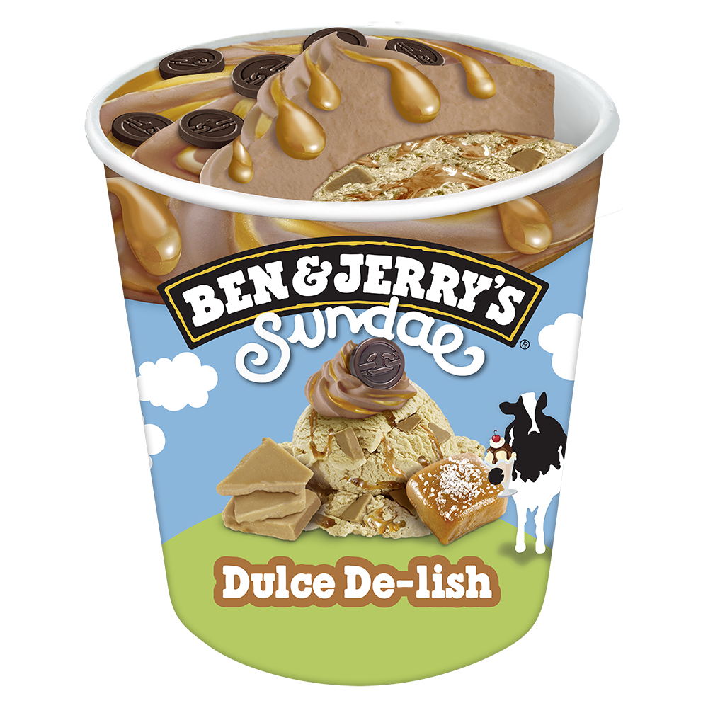 Consort Frozen Foods Ltd BEN & JERRY'S Sundae Dulce De-Lish