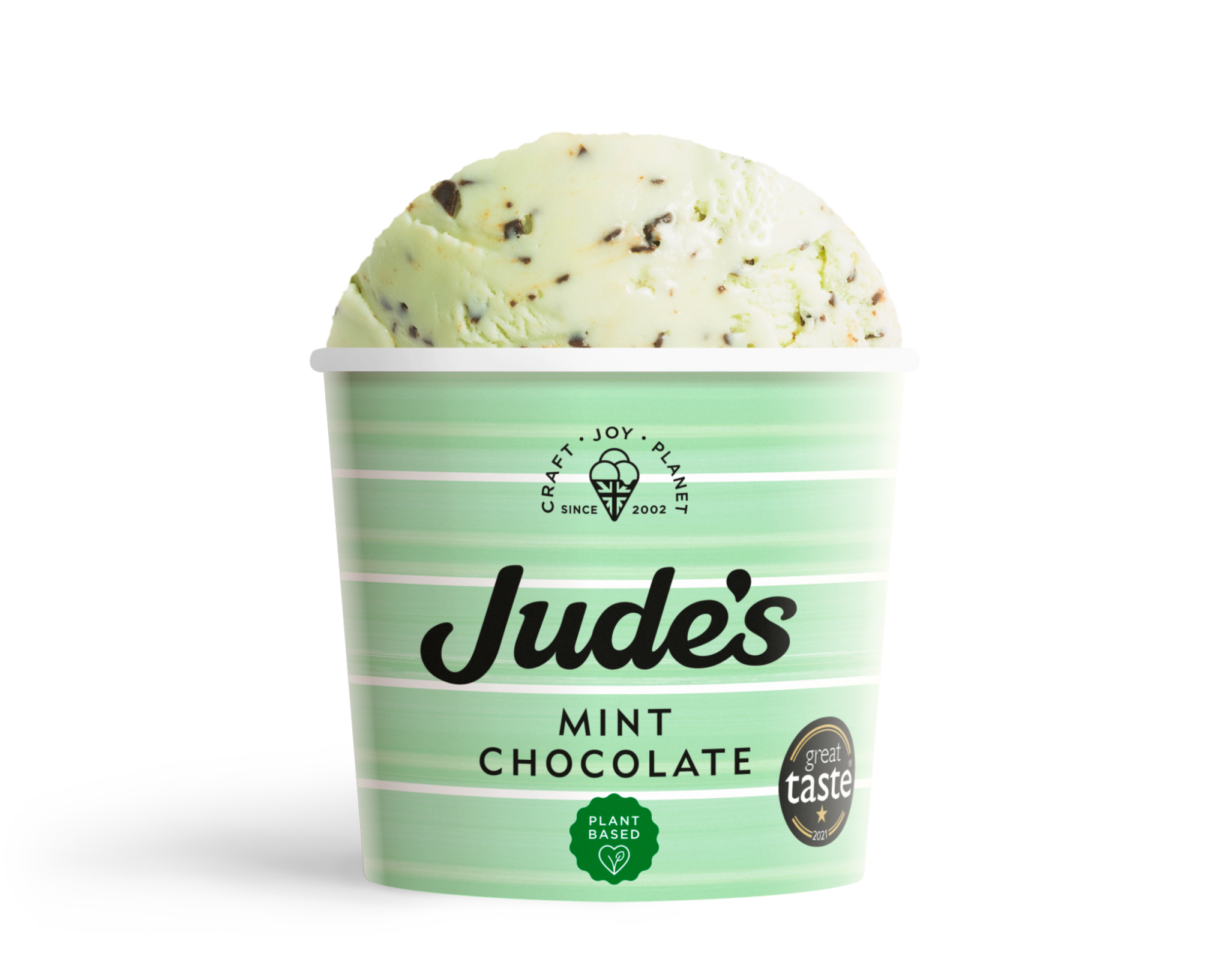 Jude's Plant Based Mint Chocolate Ice Cream Cups - Consort Frozen Foods