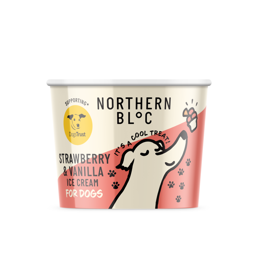 Consort Frozen Foods Ltd Northern Bloc Dog Strawberry & Vanilla Cup