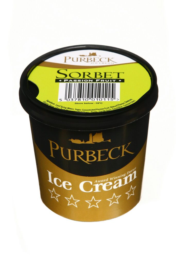 Purbeck Passion Fruit Sorbet Cup