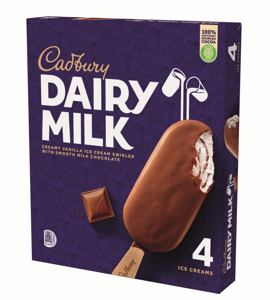 41556 4pk Cadbury Dairy Milk Stick Multipack 4x90ml