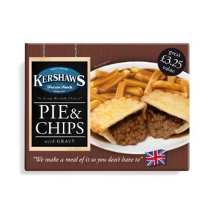 PM £3.25 Kershaws Pie, Chips & Gravy