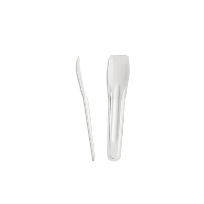 Marcantonio Qwarzo Curved White Paper Spoon CASE