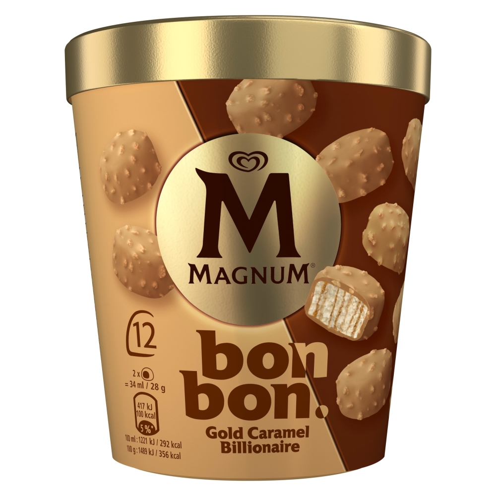 Magnum Bonbon Gold Caramel Billionaire